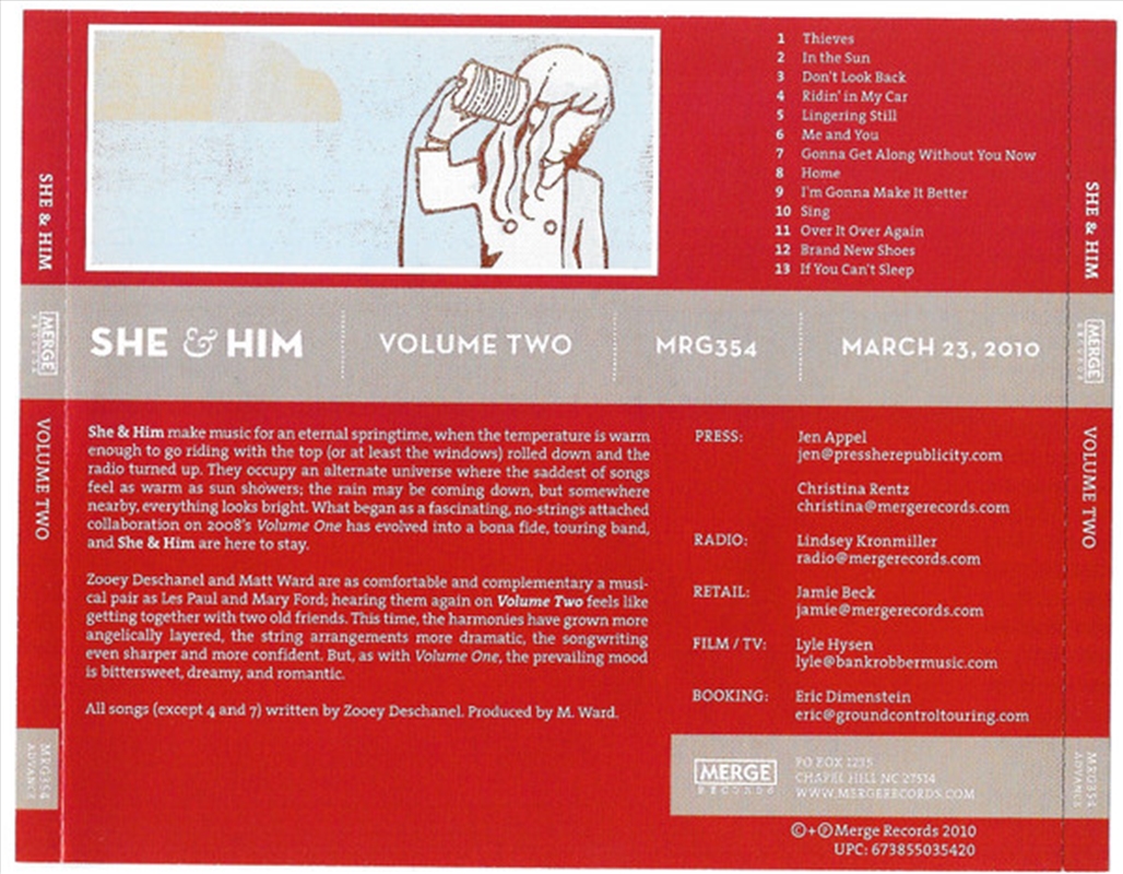 Volume Two/Product Detail/Rock/Pop