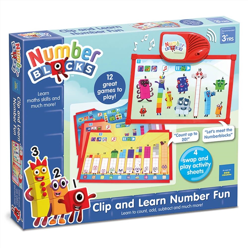 Numberblocks Clip & Learn Number Fun/Product Detail/Toys