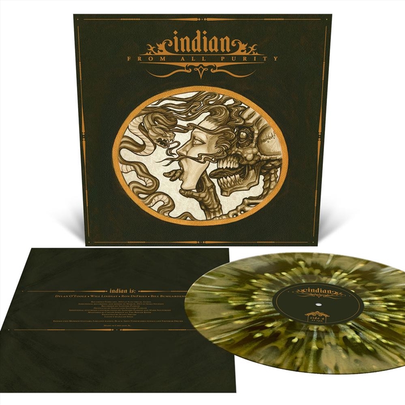 From All Purity - Swamp Green And Gold Merge With Splatter/Product Detail/Metal