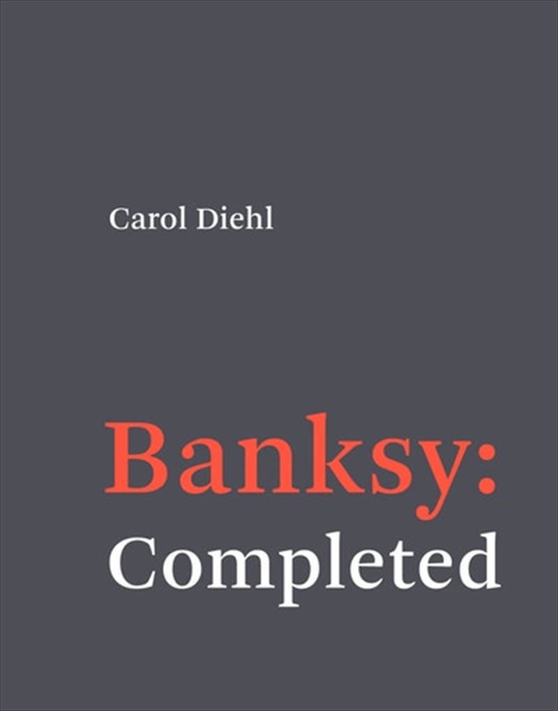 Banksy: Completed/Product Detail/Art