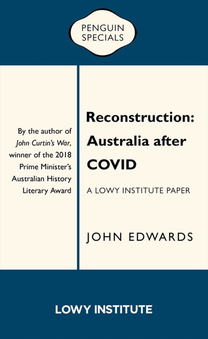 Reconstruction: A Lowy Institute Paper: Penguin Special/Product Detail/Accounting & Finance