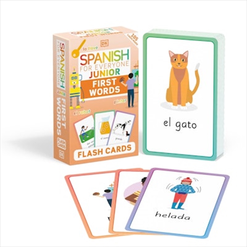 Spanish for Everyone Junior First Words Flash Cards/Product Detail/Early Childhood Fiction Books