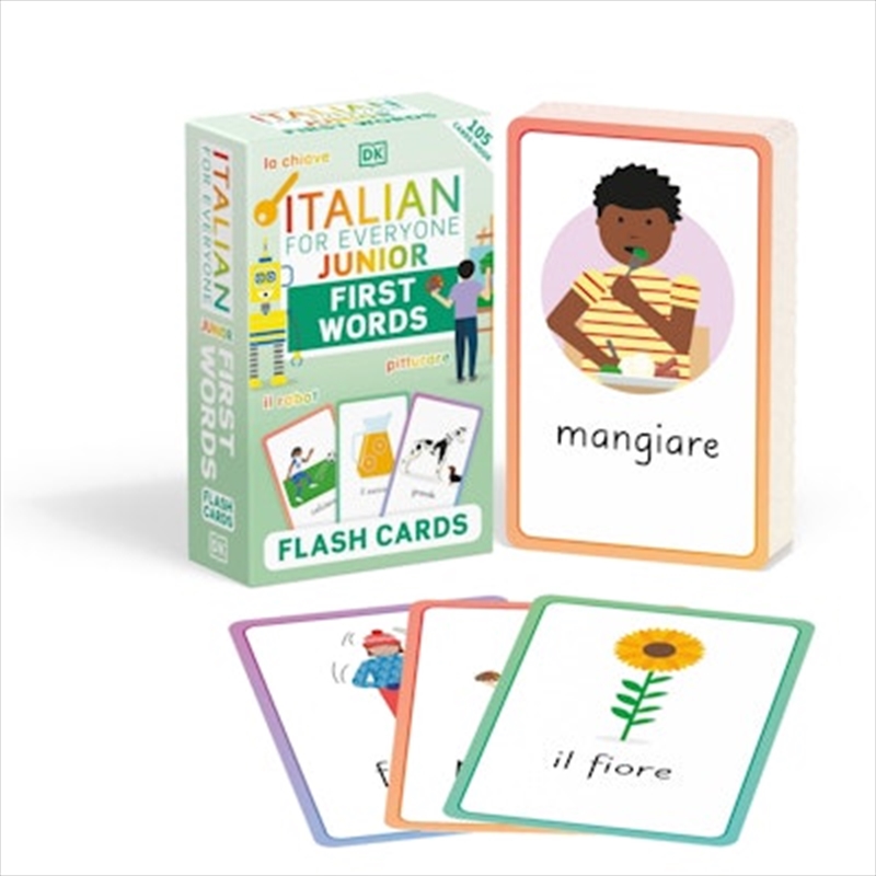 Italian for Everyone Junior First Words Flash Cards/Product Detail/Early Childhood Fiction Books