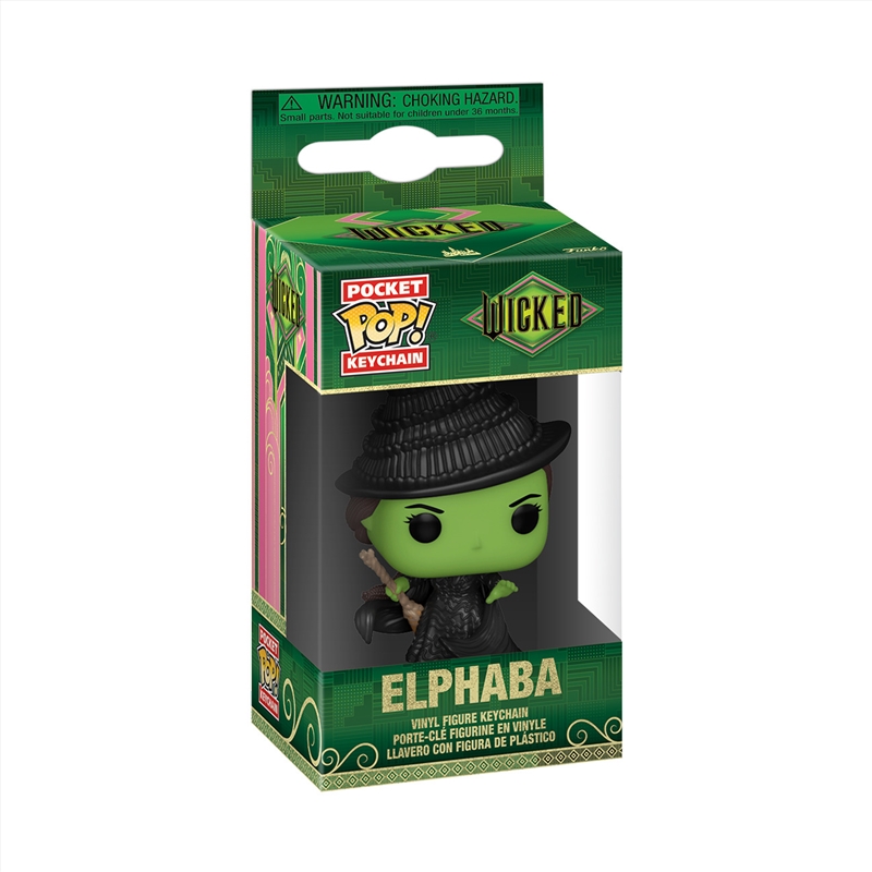 Wicked (2024) - Elphaba Pop! Keychain/Product Detail/Pop Vinyl Keychains