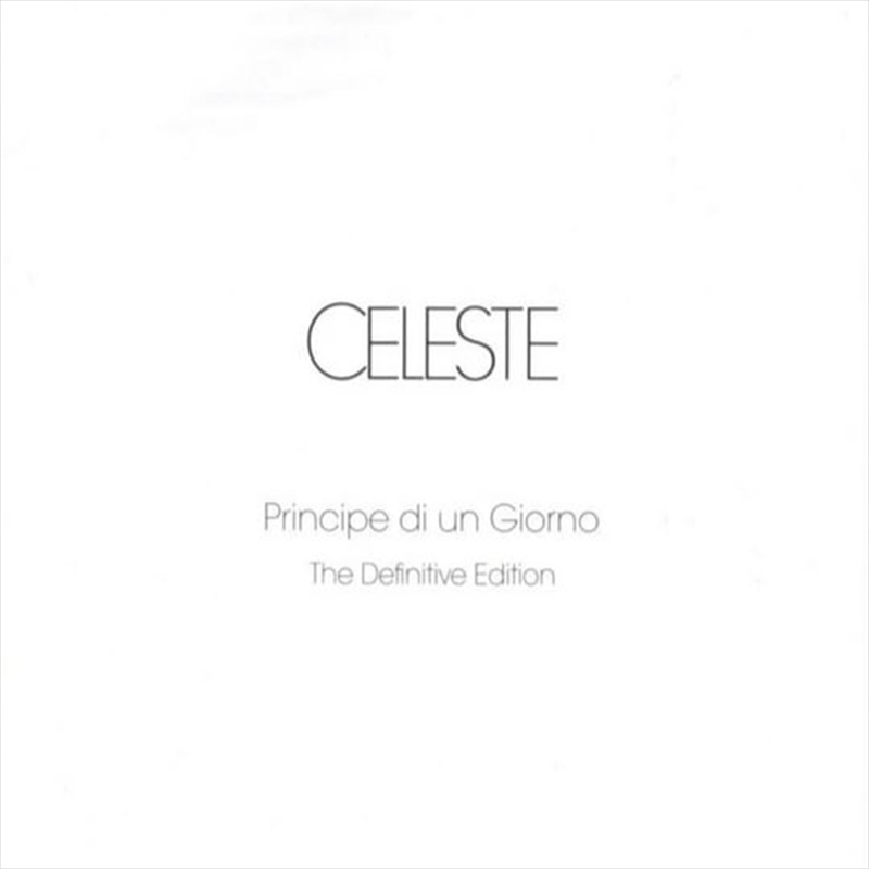 Celeste - Principe Di Un Giorno/Product Detail/Rock/Pop