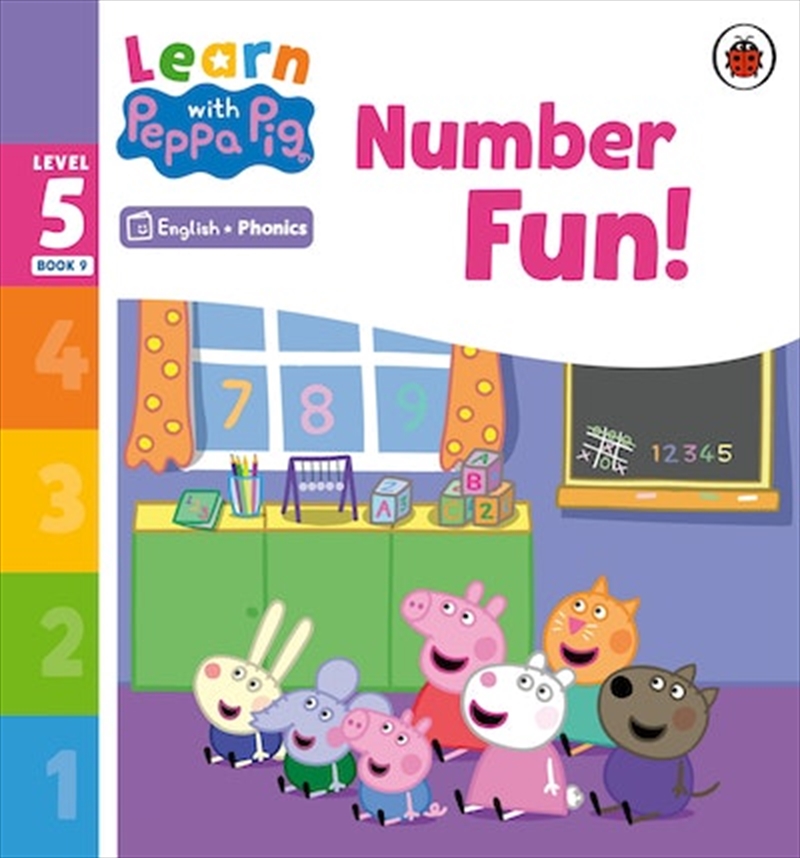 Learn With Peppa Phonics Level 5 Book 9 - Number Fun! (Phonics Reader)/Product Detail/Early Childhood Fiction Books