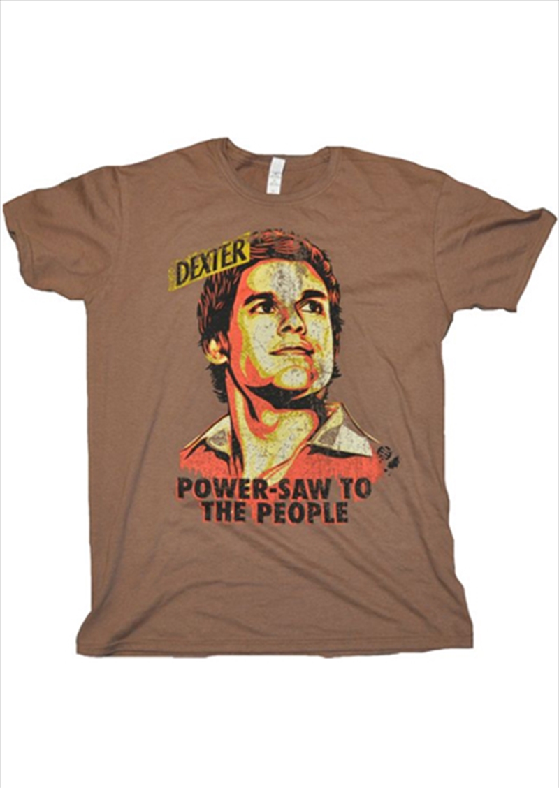 Power Saw Brown Male S/Product Detail/Shirts