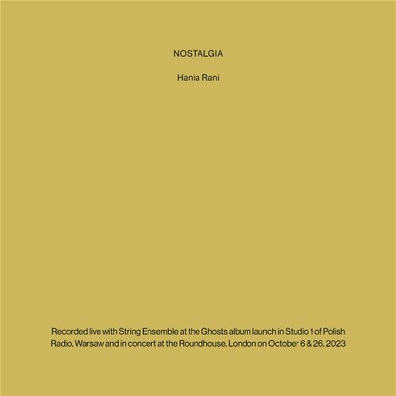 Nostalgia/Product Detail/Specialist