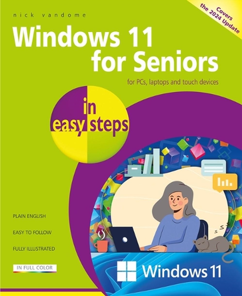 Windows 11 for Seniors in easy steps 2/e/Product Detail/Adult Books