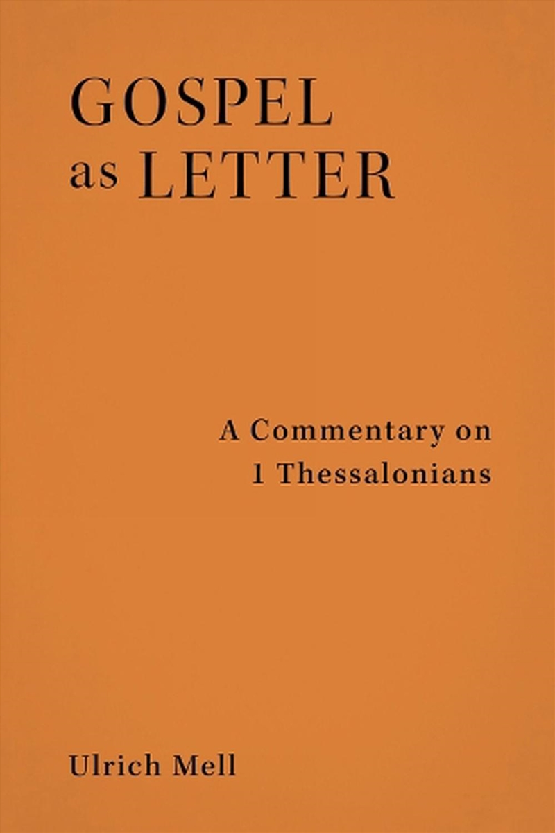 Gospel as Letter/Product Detail/Religion & Beliefs