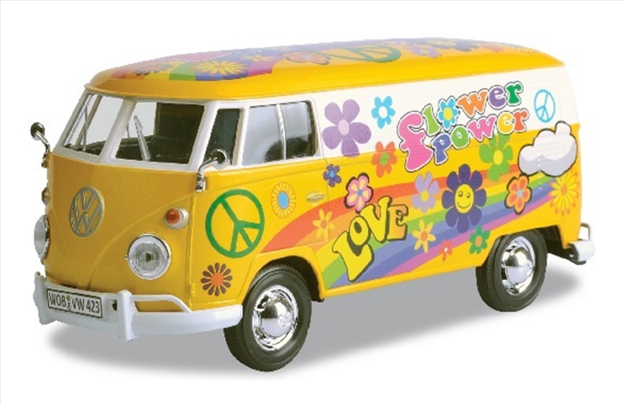 Volkswagen Collection - 1:24 Volkswagen Type 2 (T1) Delivery Van Flower Power 2/Product Detail/Figurines