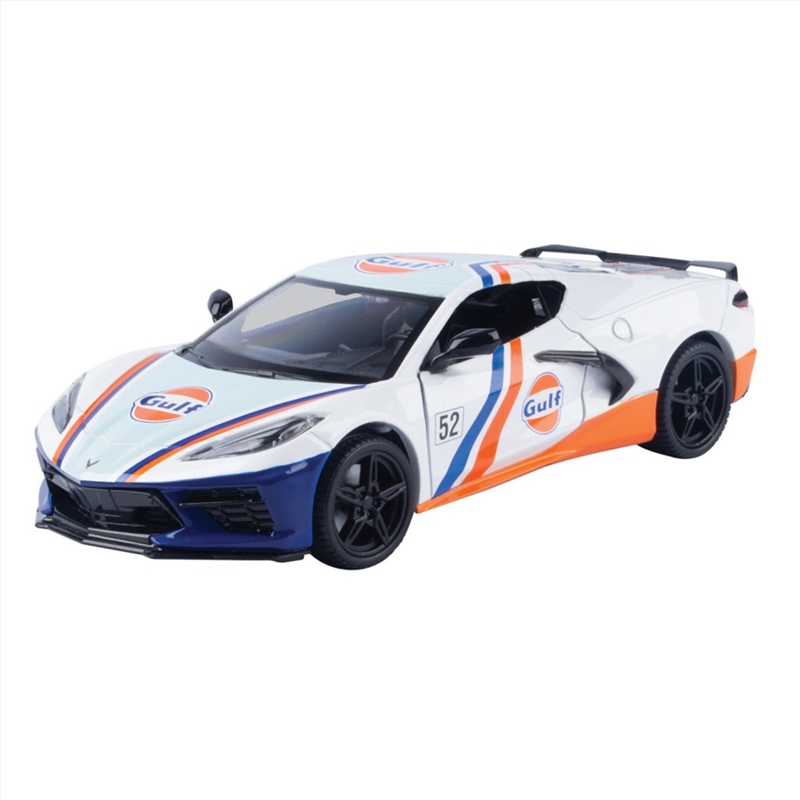 Gulf Collection - 1:24 2020 Corvette C8 With Gulf Livery/Product Detail/Figurines