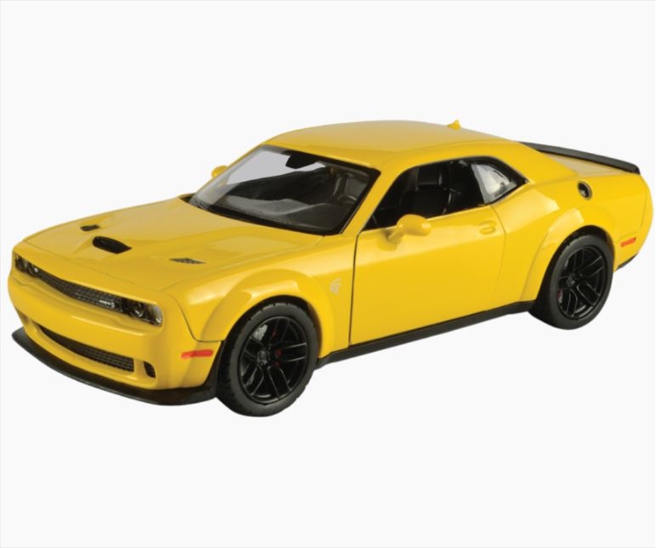 Timeless Legends - 1:24 2018 Dodge Challenger Srt Hellcat Wide-Body (Yellow)/Product Detail/Figurines