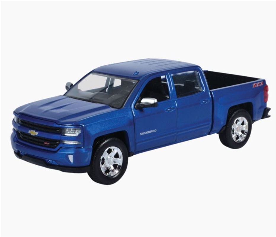 Timeless Legends - 1:24 2017 Chevy Silverado 1500Lt Z71 Crew Cab (Blue)/Product Detail/Figurines