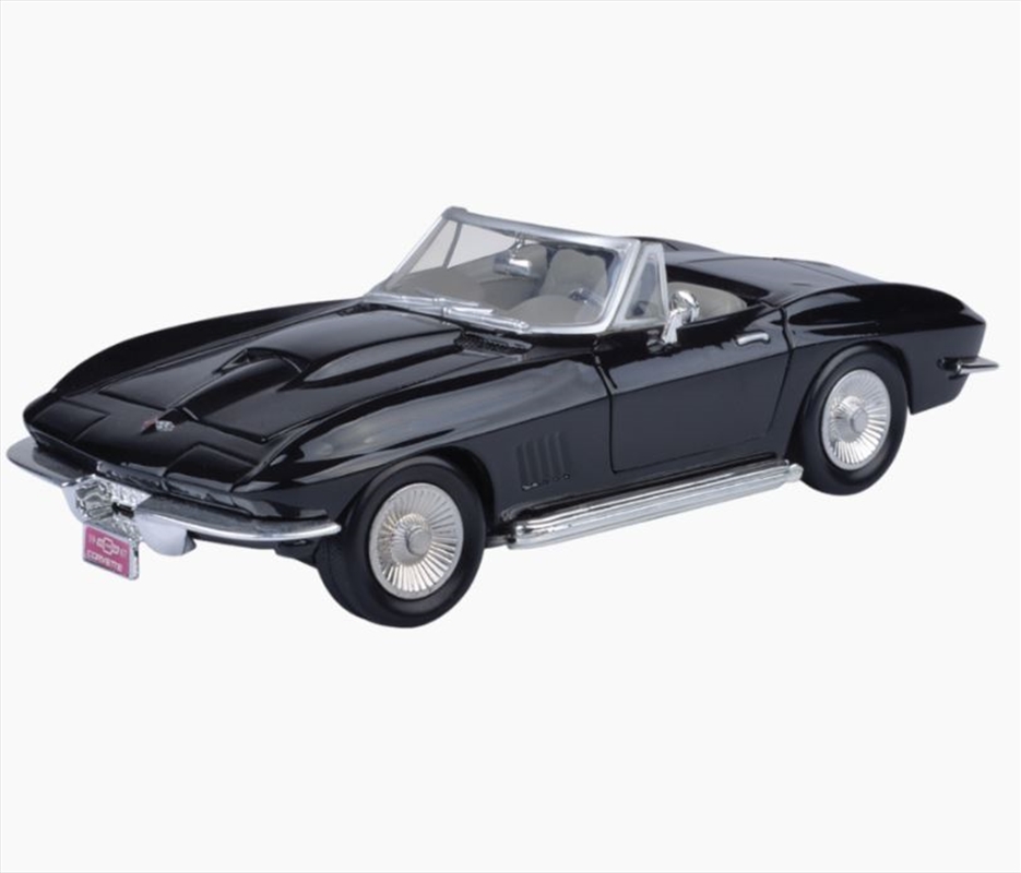 Timeless Legends - 1:24 1967 Corvette (Black)/Product Detail/Figurines