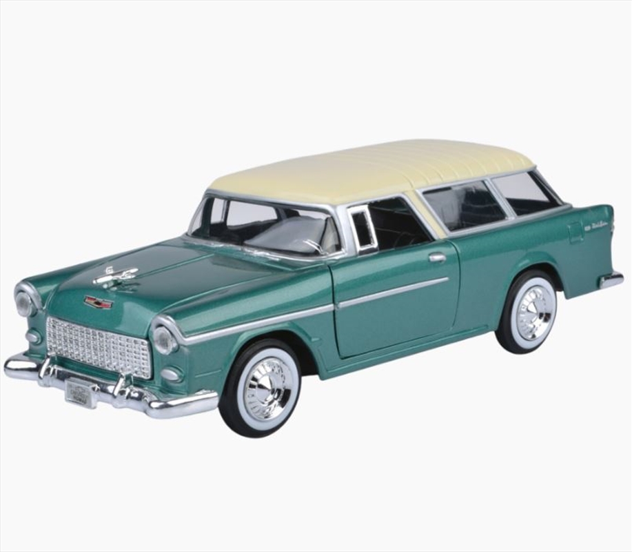Timeless Legends - 1:24 1955 Chevy Bel Air Nomad (Green)/Product Detail/Figurines