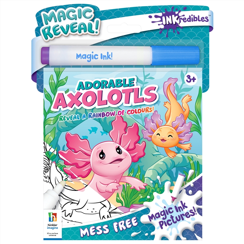 Inkredibles Adorable Axolotls Magic Ink Pictures/Product Detail/Arts & Craft