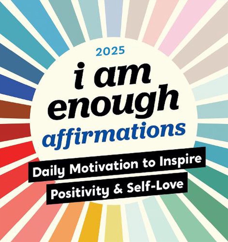 2025 I Am Enough Affirmations Boxed Calendar | Sanity