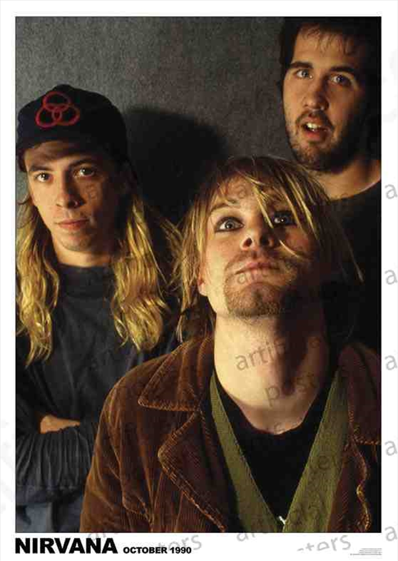 Nirvana - October 1990 - Arti Poster/Product Detail/Posters & Prints