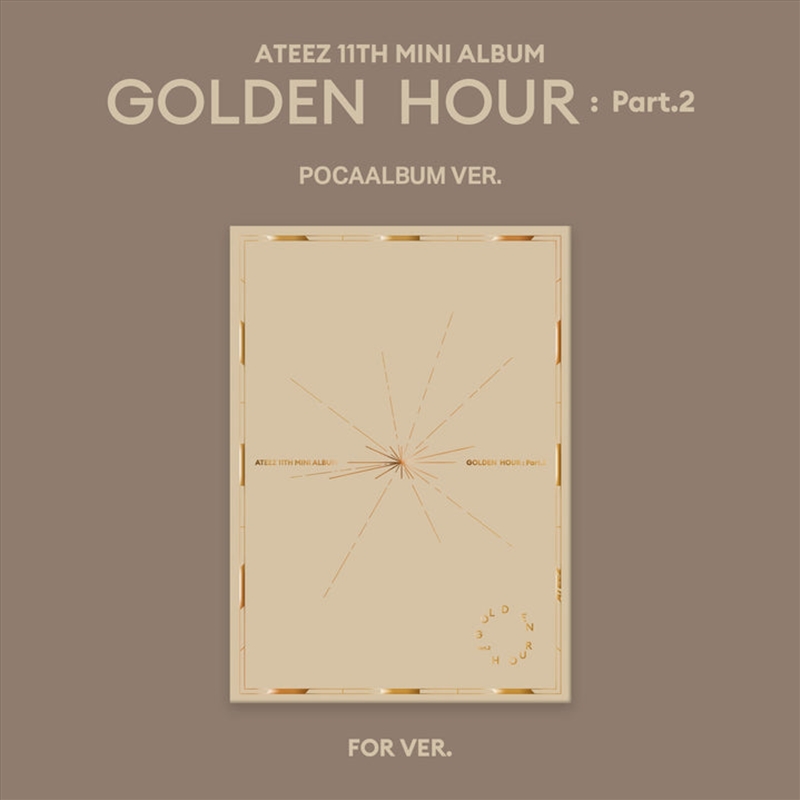Ateez - 11th Ep [Golden Hour : Part.2] (Pocaalbum Ver.) For Ver/Product Detail/World