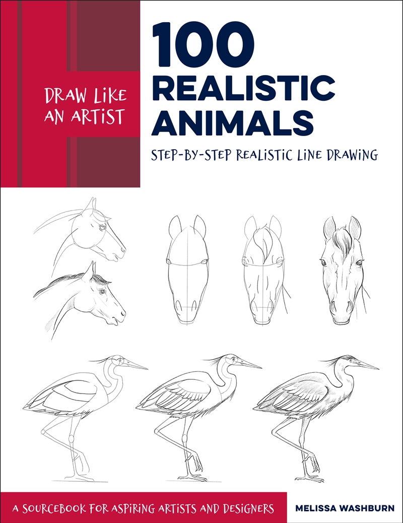 100 Realistic Animals (Draw Like An Artist)/Product Detail/Crafts & Handiwork