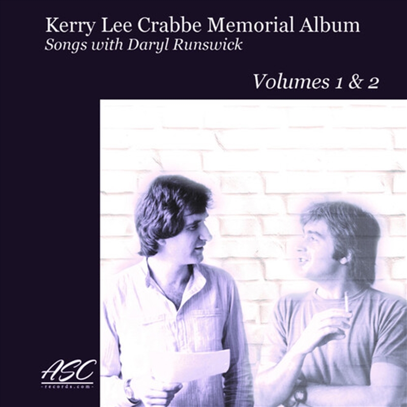 Kerry Lee Crabbe Memorial Album - Songs With Daryl Runswick (2)/Product Detail/Jazz