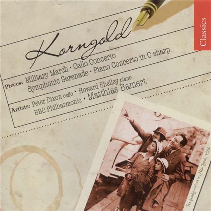 Korngold: Cello Concerto/Product Detail/Classical