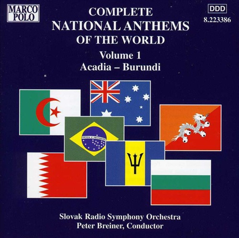 Complete National Anthems Of The World: Vol 1 Arcadia/Product Detail/Easy Listening