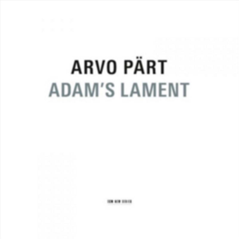 Part Adams Lament/Product Detail/Jazz