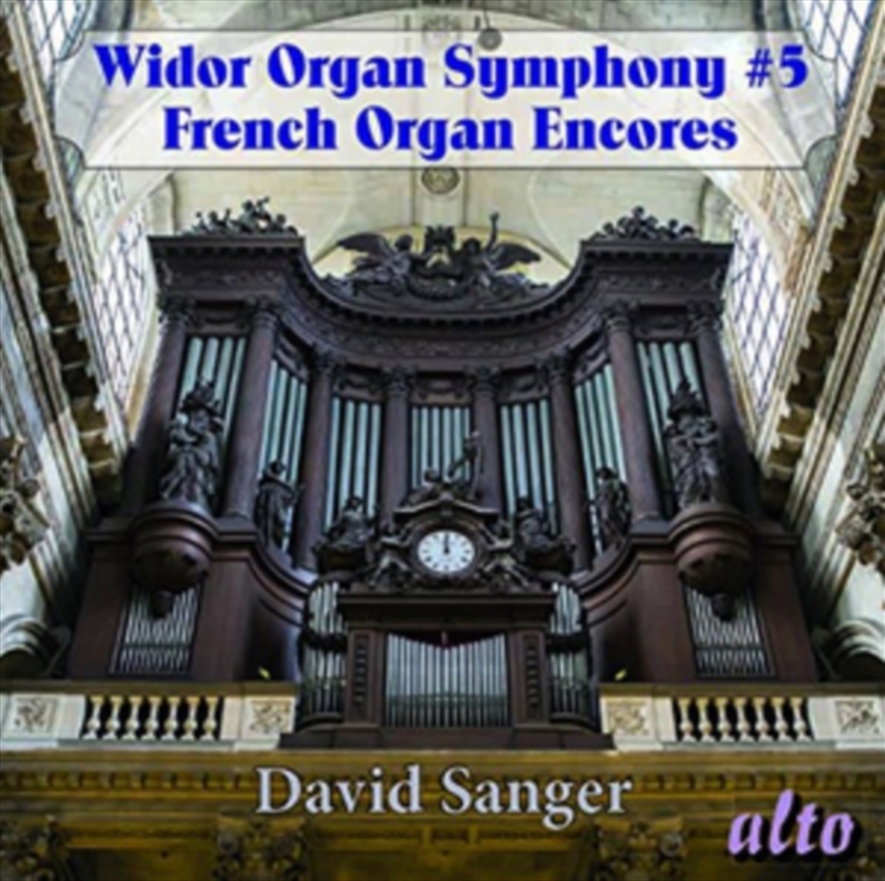 Organ Symphony No. 5 Excerpts Syms 6 & 8 Romantic/Product Detail/Classical