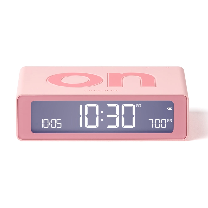 Lexon Flip Mini Reversible Alarm Clock - Pink/Product Detail/Clocks