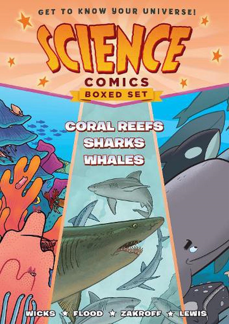 Science Comics Coral Reefs Sharks Whales/Product Detail/Graphic Novels