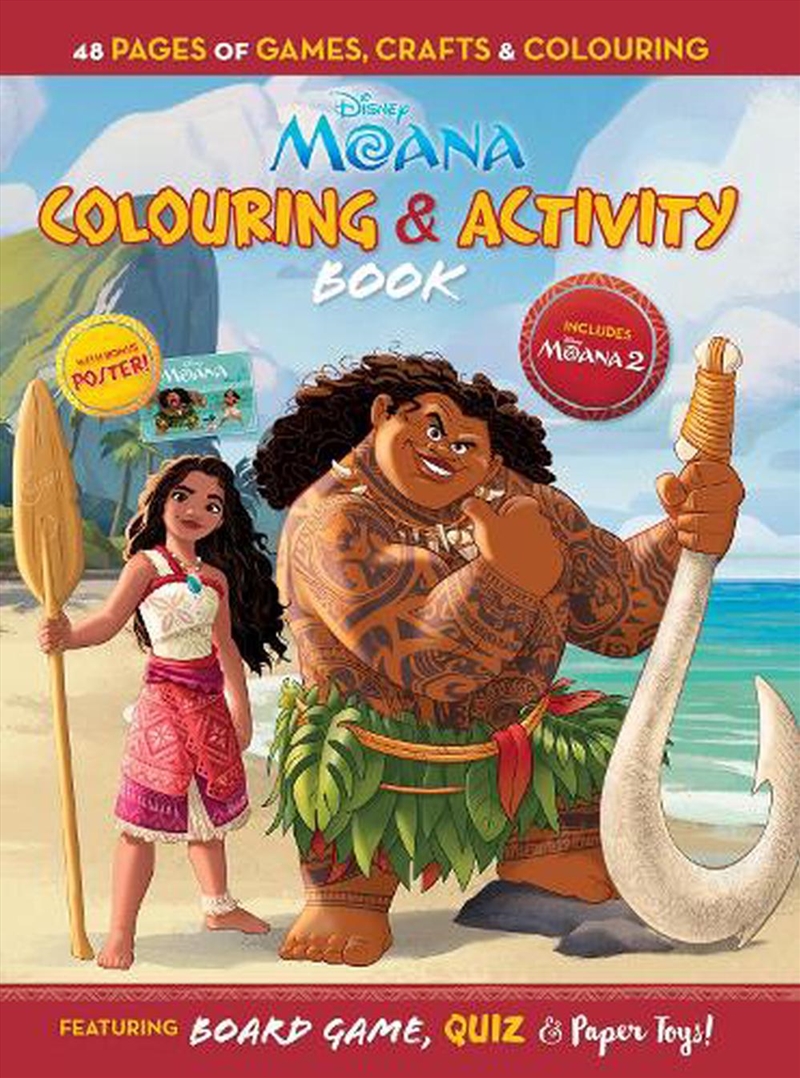 Moana 2: Colouring And Activity Book (Disney)/Product Detail/Kids Activity Books