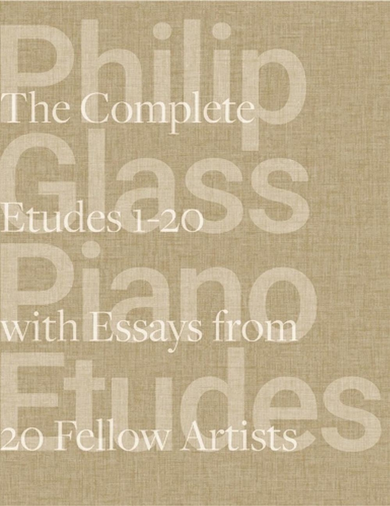 Philip Glass Piano Etudes/Product Detail/Arts & Entertainment Biographies