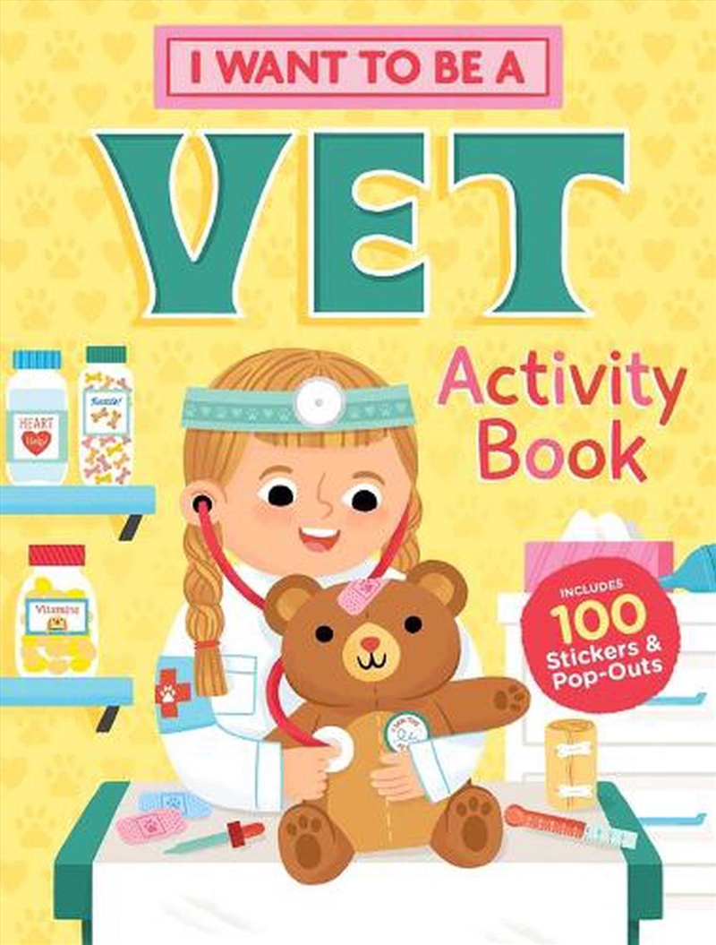 I Want to Be a Vet Activity Book/Product Detail/Kids Activity Books
