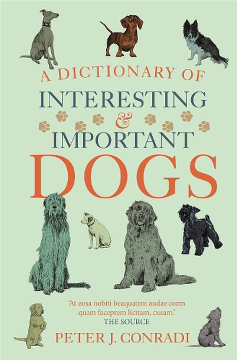 A Dictionary of Interesting and Important Dogs/Product Detail/Animals & Nature