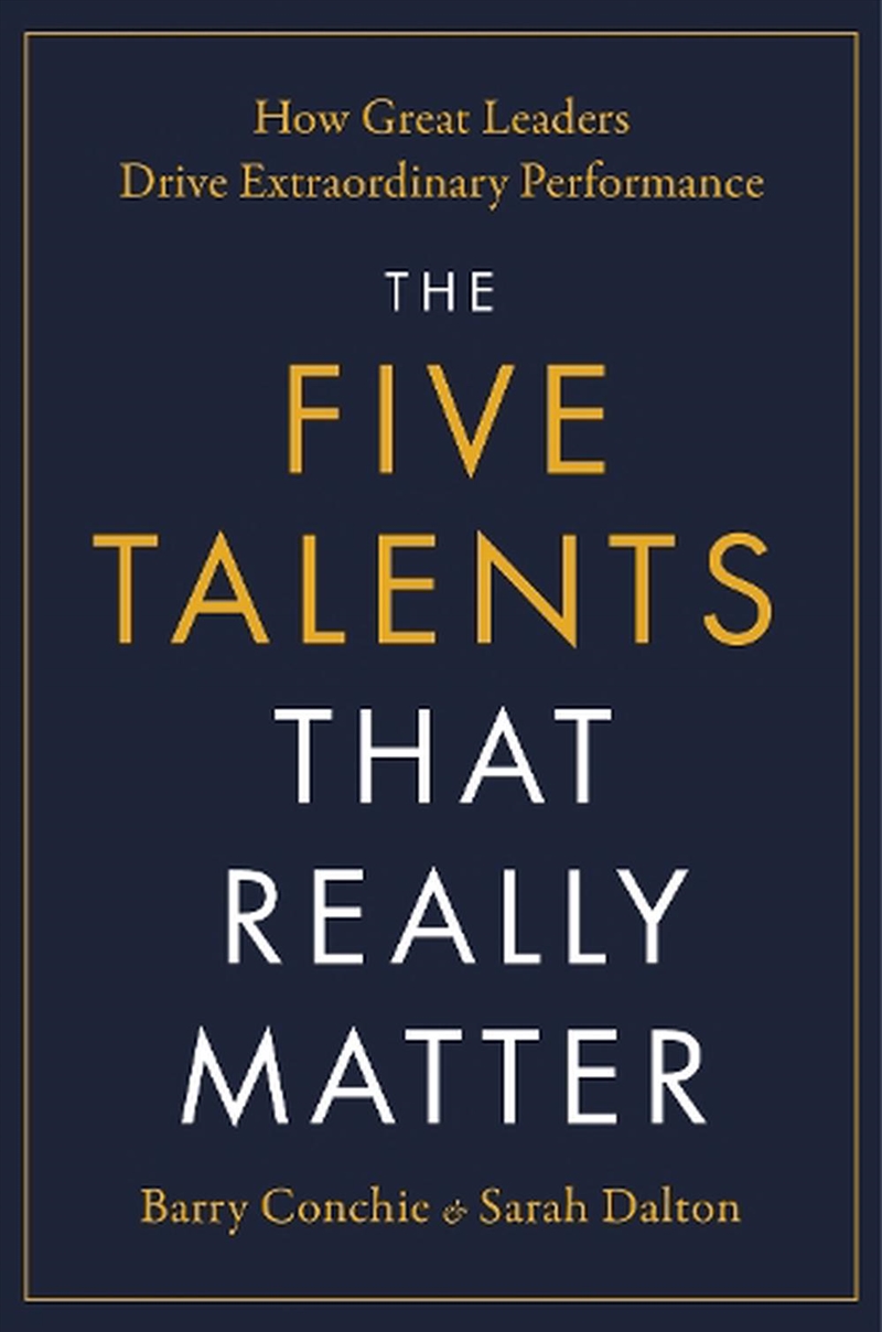 The Five Talents That Really Matter/Product Detail/Business Leadership & Management