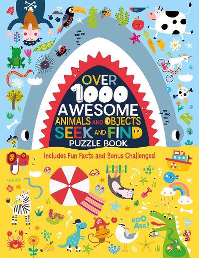 Over 1000 Awesome Animals And Objects Seek And Find Puzzle B/Product Detail/Kids Activity Books