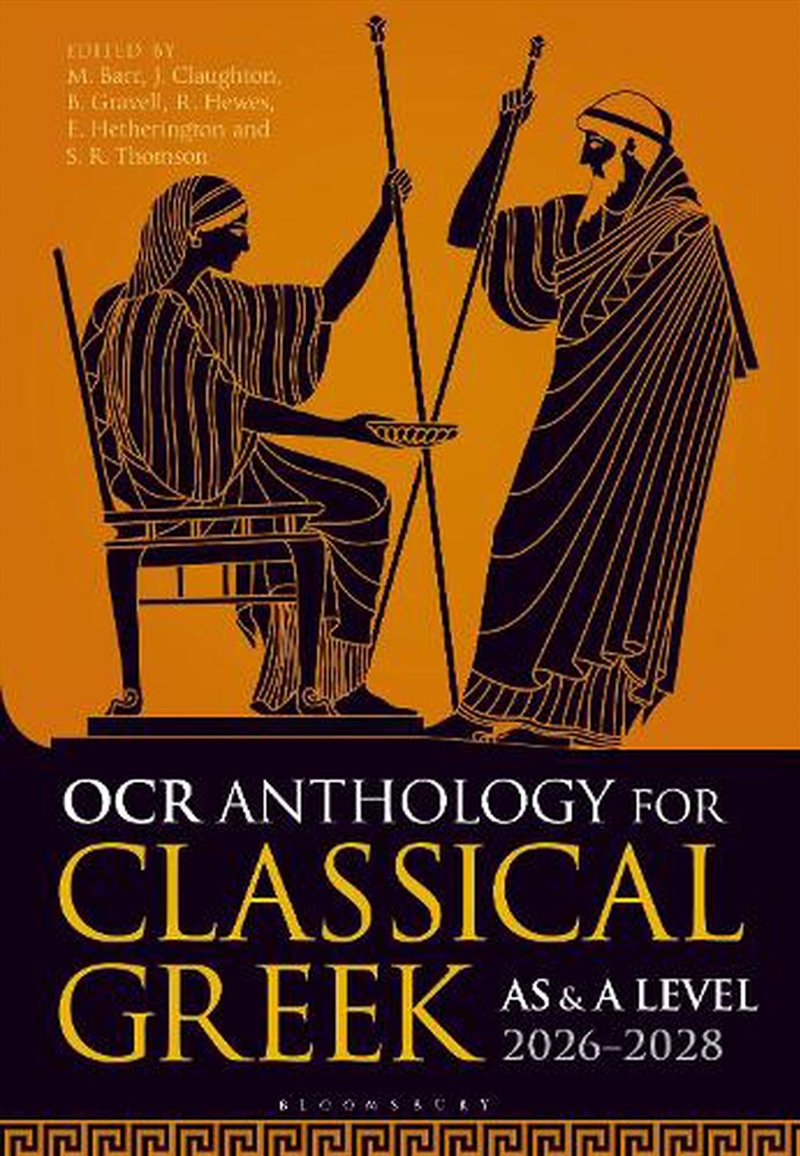 Ocr Anthology For Classical Greek As And A Level: 2026-2028/Product Detail/Education & Textbooks