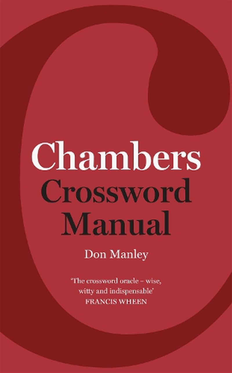 Chambers Crossword Manual, 5th/Product Detail/Adults Activity Books