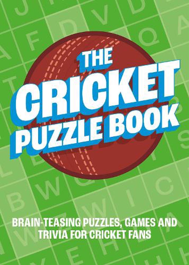 The Cricket Puzzle Book/Product Detail/Adults Activity Books