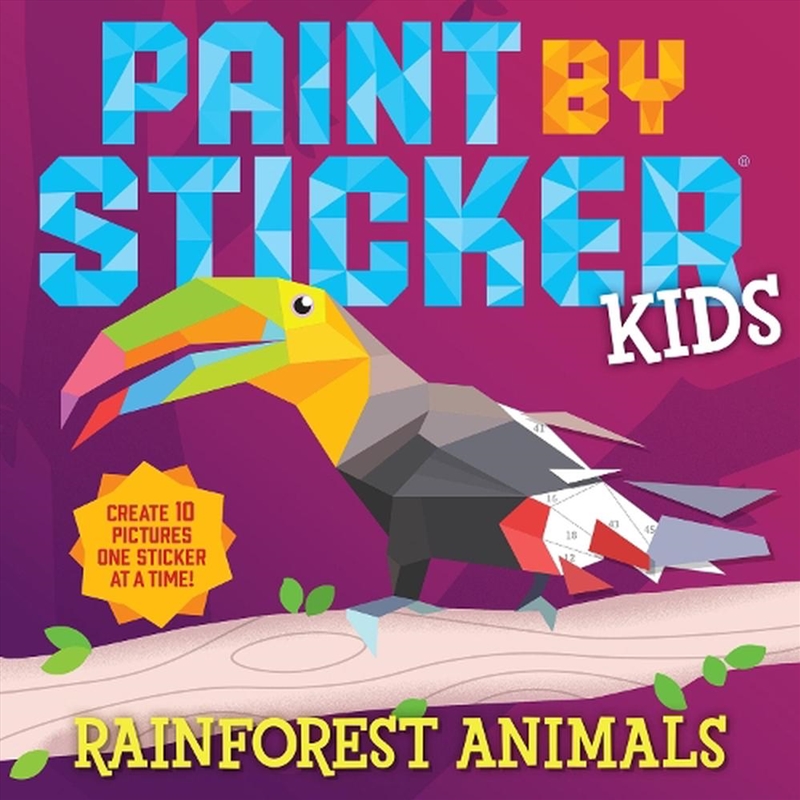 Paint By Sticker Kids: Rainfor/Product Detail/Kids Activity Books