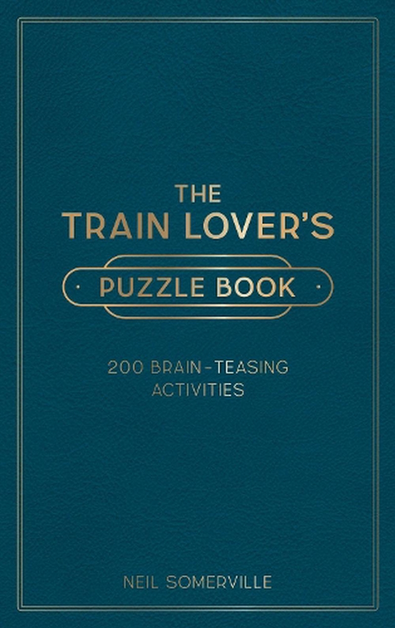 The Train Lover's Puzzle Book/Product Detail/Adults Activity Books