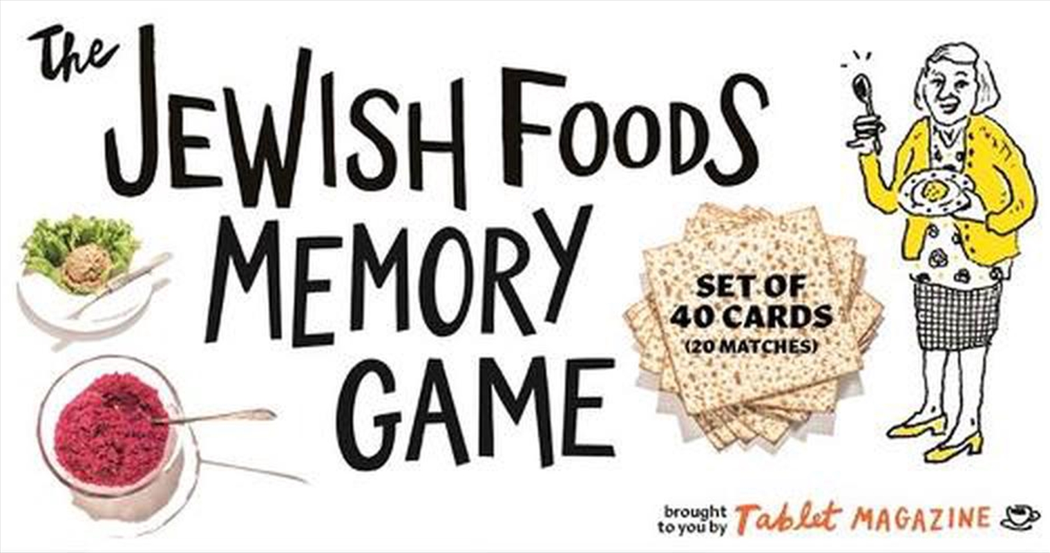 The Jewish Foods Memory Game/Product Detail/Card Games
