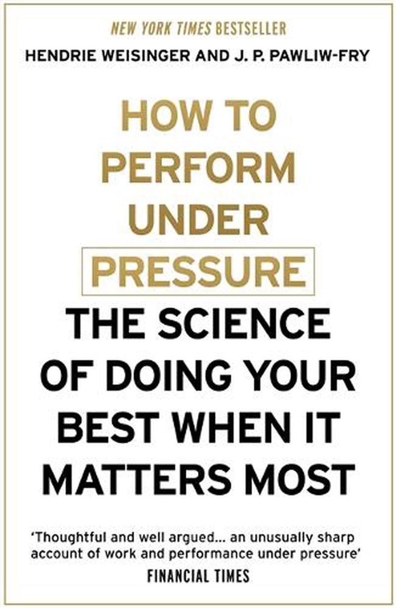 How To Perform Under Pressure/Product Detail/Business Leadership & Management