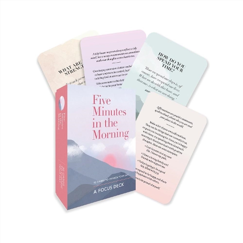 Five Minutes In The Morning: A/Product Detail/Self Help & Personal Development