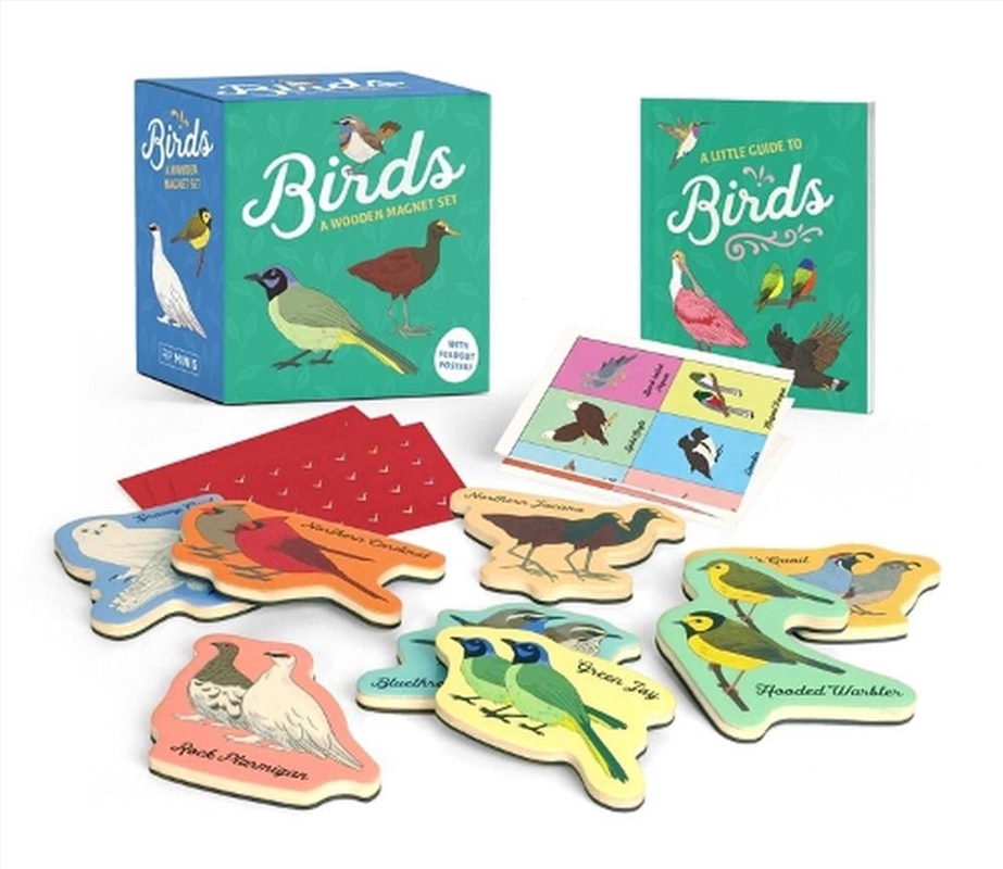 Birds: A Wooden Magnet Set/Product Detail/Stationery