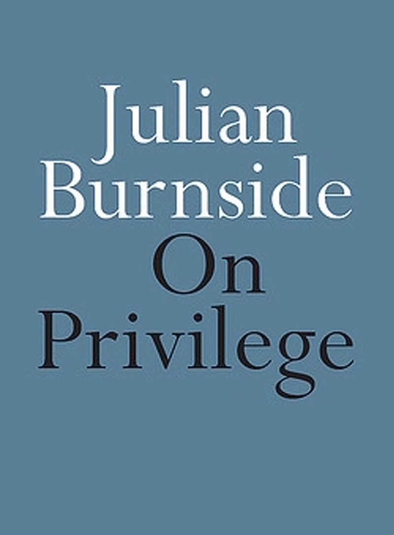 On Privilege/Product Detail/Literature & Poetry