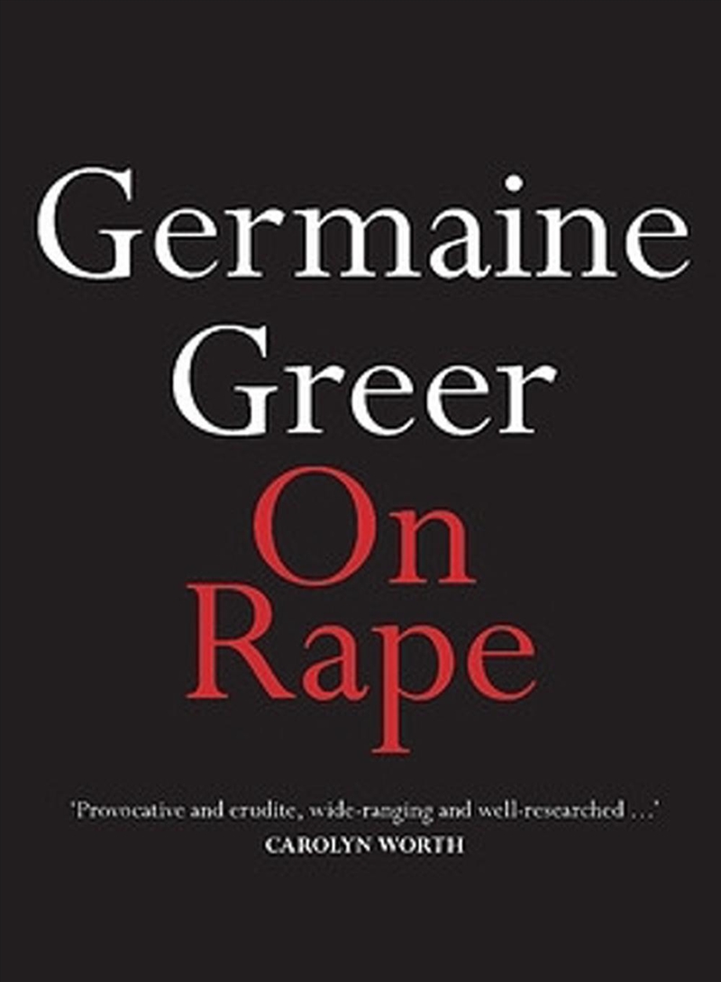 On Rape/Product Detail/Literature & Poetry