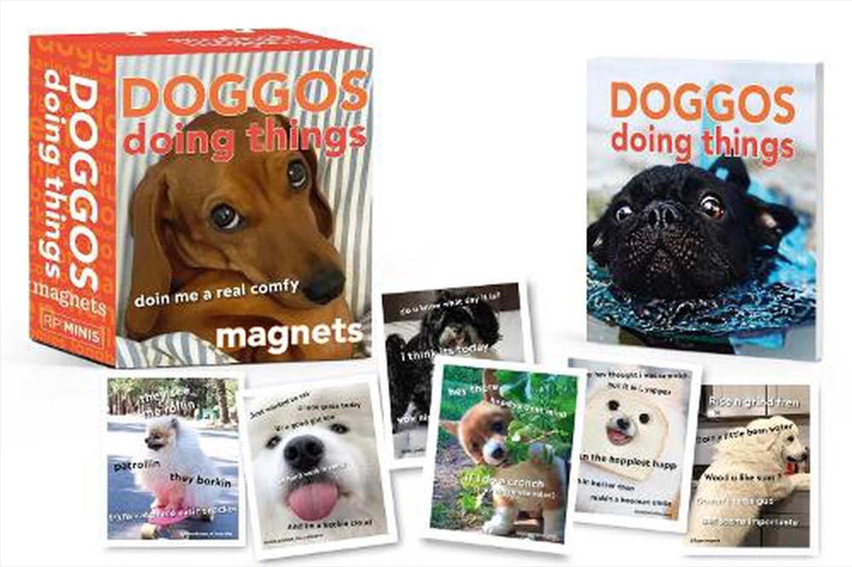 Doggos Doing Things Magnets/Product Detail/Stationery